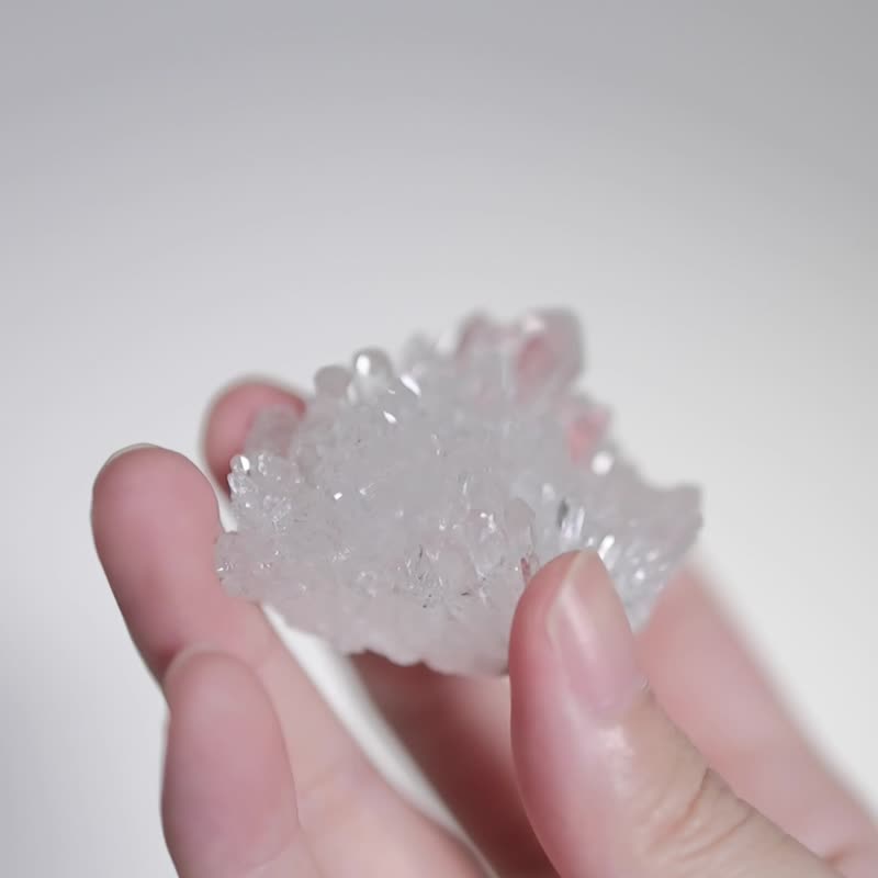 白菊花晶簇 Quartz Crystal Cluster no.3 - 摆饰 - 水晶 透明