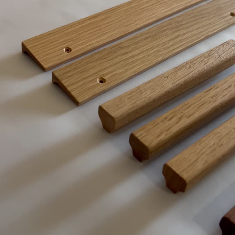 MUMU木木实木把手-MU系列-无螺丝款-螺丝锁固款-长度可订制-每周 - 摆饰 - 木头 