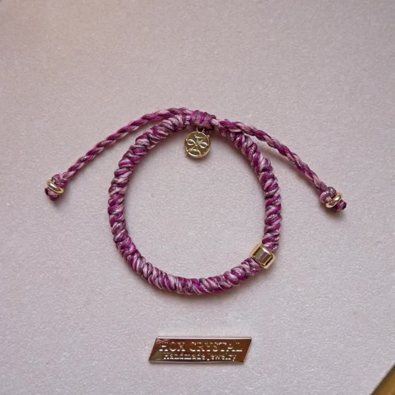 HOX CRYSTAL 护身金刚结绳 - 手链/手环 - 其他材质 粉红色
