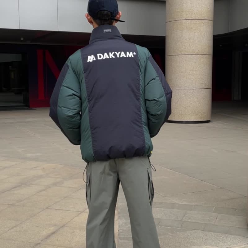 DAKYAM 索罗娜植物绒拼接立领空气夹克外套 - 男装外套 - 聚酯纤维 