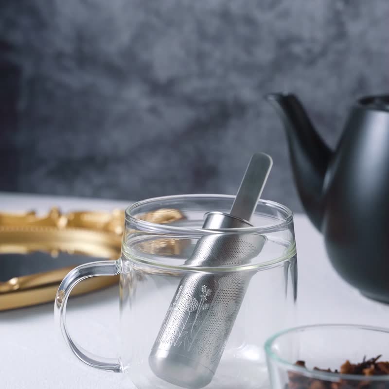 01LIV不锈钢多功能泡茶棒 银色滤茶器可铲茶原创设计创意礼物 - 茶具/茶杯 - 不锈钢 银色