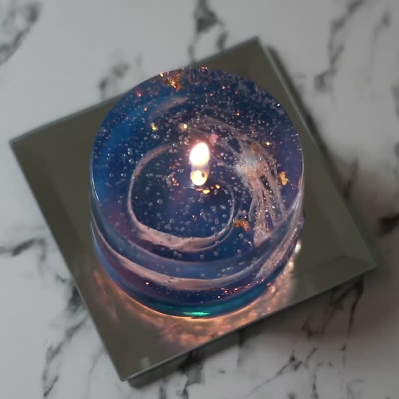 星屑ジェルcandle - 蜡烛/烛台 - 其他材质 蓝色