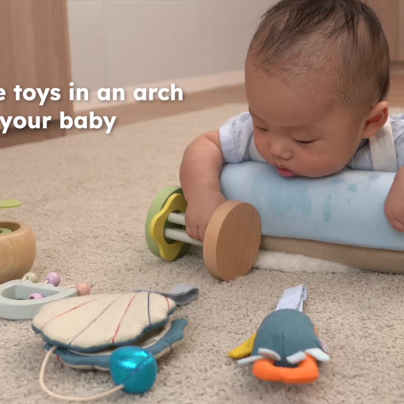 Wobble Wobble 不倒翁设计,让宝宝很想去推动它并看着它摇晃 - 玩具/玩偶 - 木头 