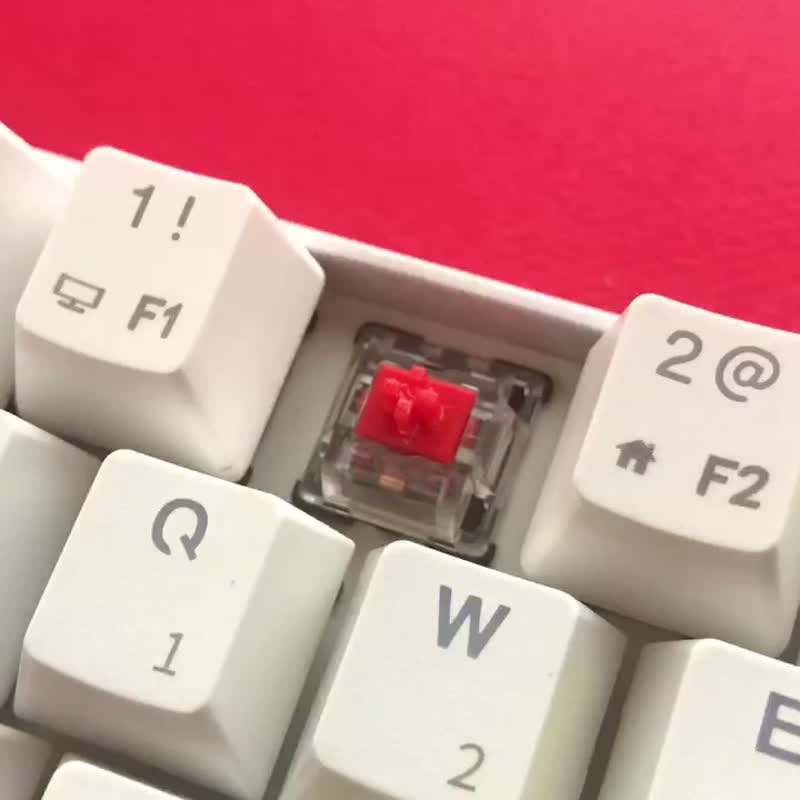 【和菓子(うさぎ)】 キーキャップ(メカニカルキーボード Cherry MX軸) - 电脑配件 - 粘土 白色