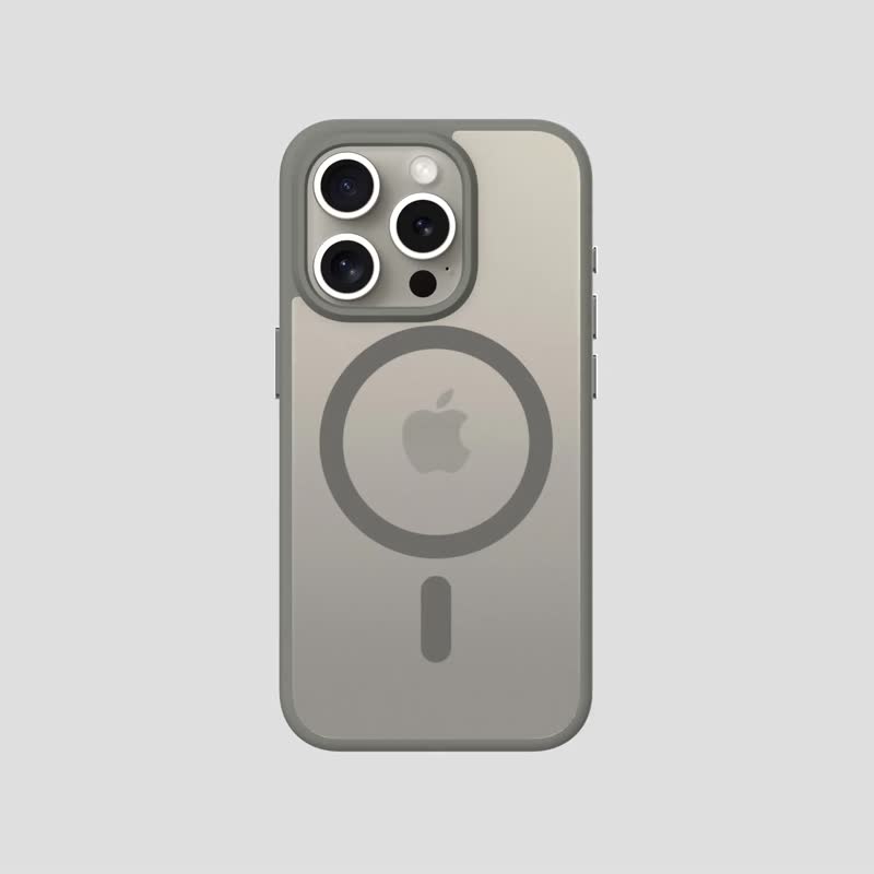 【UNIU】iPhone15 系列 DAPPER Pro 雾凝透光壳-磁吸版 - 手机壳/手机套 - 塑料 