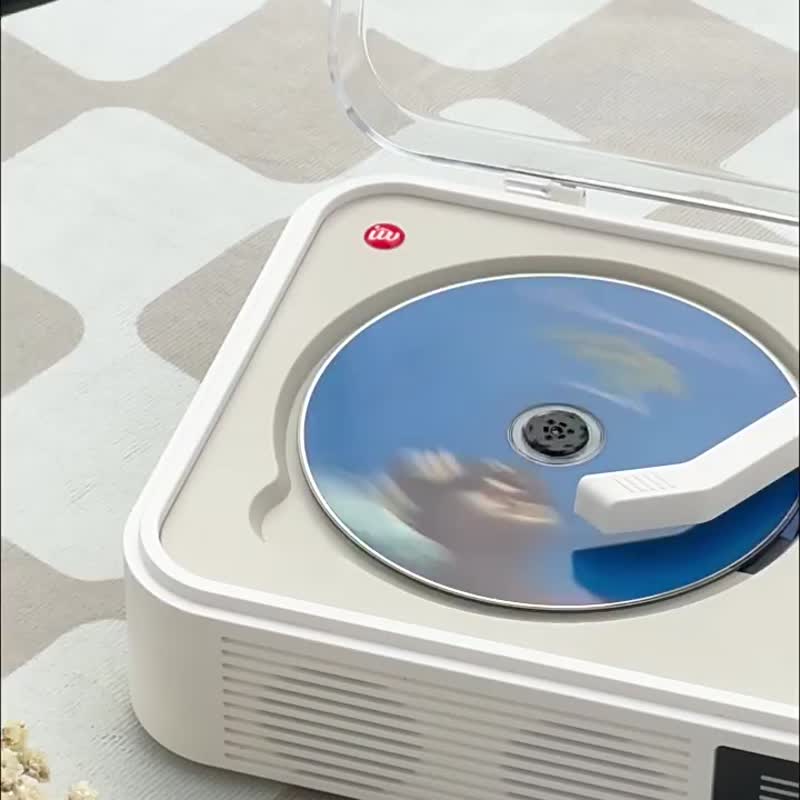 高音质 CD播放器  Sony机芯 双向蓝牙 (暖白/粉色/蓝色) - 数码小物 - 塑料 卡其色
