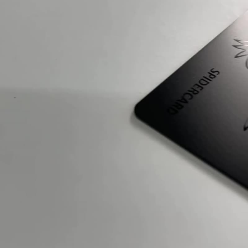龙年特仕版: 祥龙 - 墨 : SpiderCard 数位名片NFC - 数码小物 - 环保材料 黑色