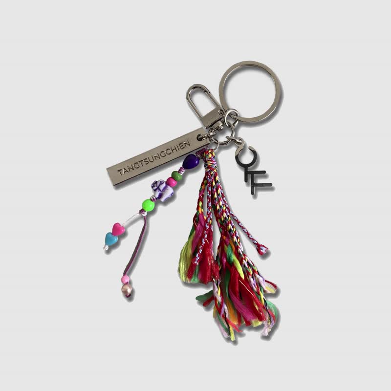 手工编织钥匙圈 - 钥匙链/钥匙包 - 其他材质 