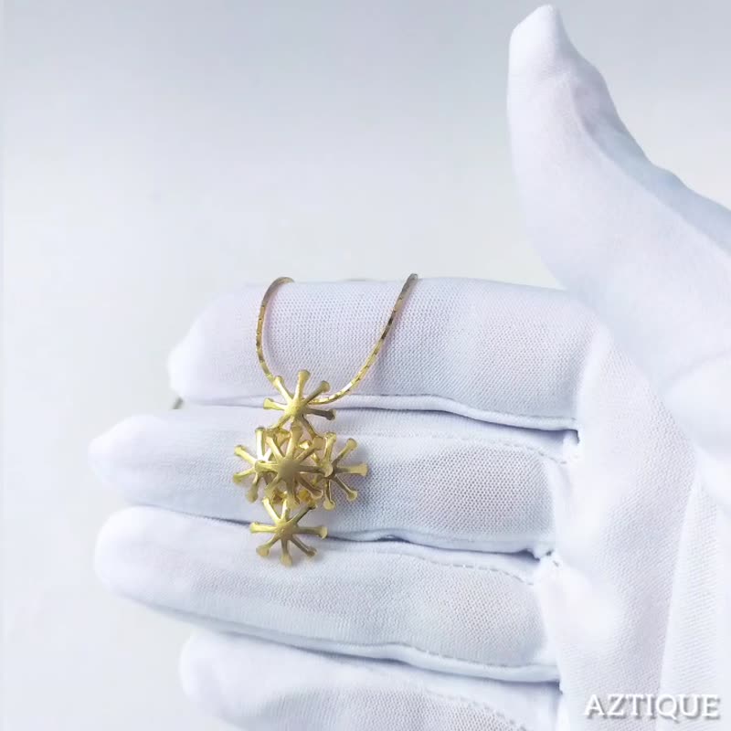 Silver Necklace Star Pendant  Minimalist jewelry - 项链 - 纯银 