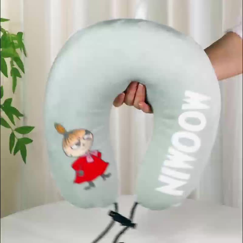 Moomin 公仔变形颈枕 - 颈枕/旅行枕 - 棉．麻 