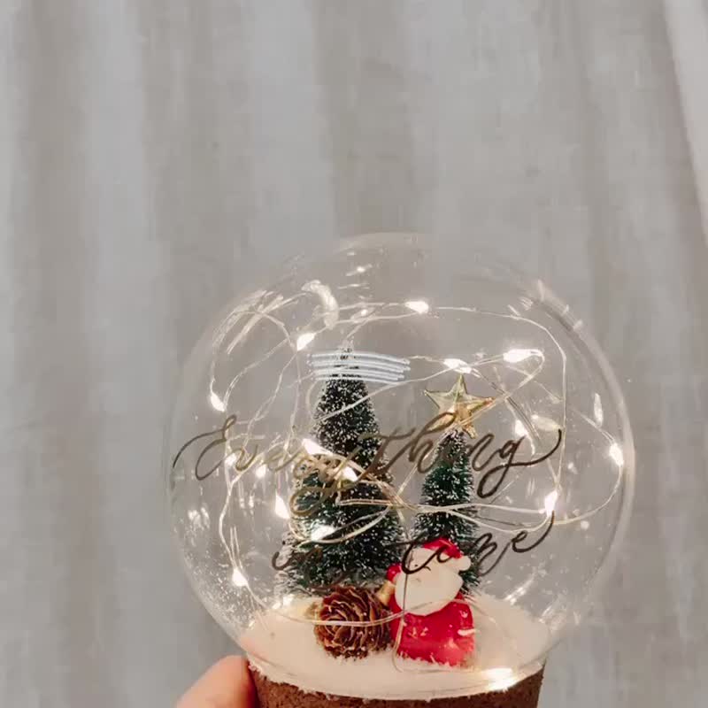 【定制化礼物】限量 圣诞玻璃灯饰球 - 灯具/灯饰 - 玻璃 绿色