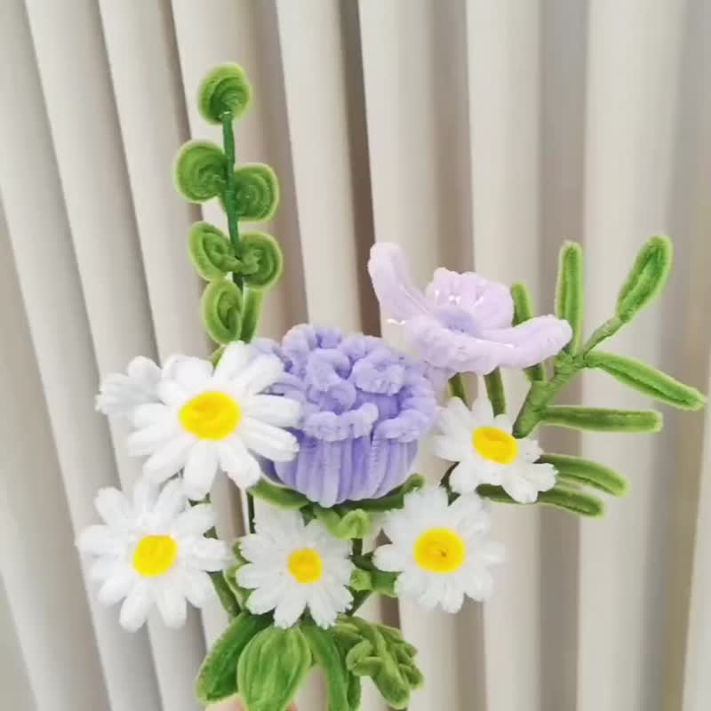 【DOING】定制-扭扭棒花束 - 干燥花/捧花 - 其他材质 多色