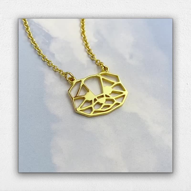 苏格兰折耳猫项链 - 项链 - 铜/黄铜 金色