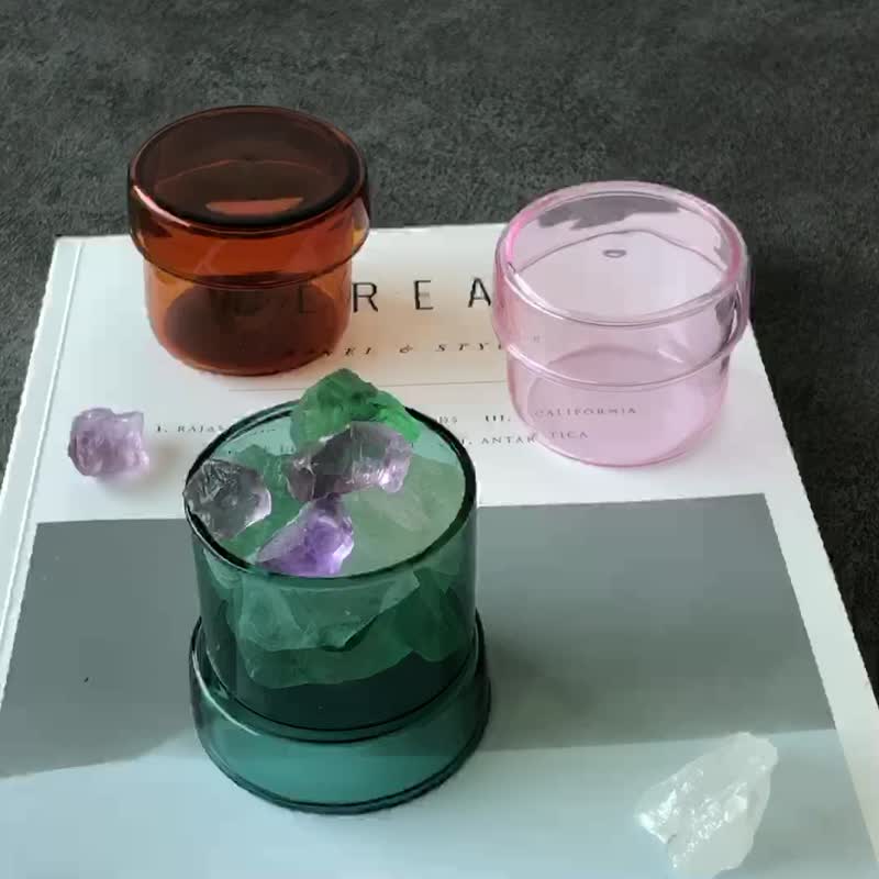 水晶扩香盒 18款 矿石香氛系列 - 香薰/精油/线香 - 水晶 多色