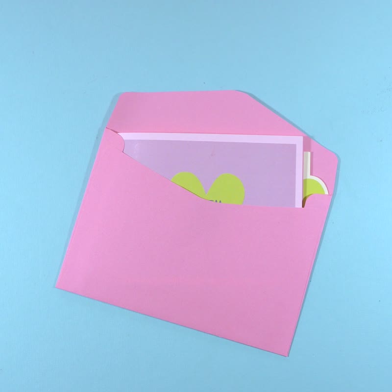 瀑布卡片材料组合包－粉红色 (需自己动手做) - 卡片/明信片 - 纸 粉红色
